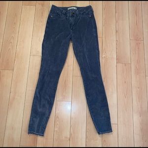 CURDUROY BLUE ABERCROMBIE & FITCH JEANS SZ 24